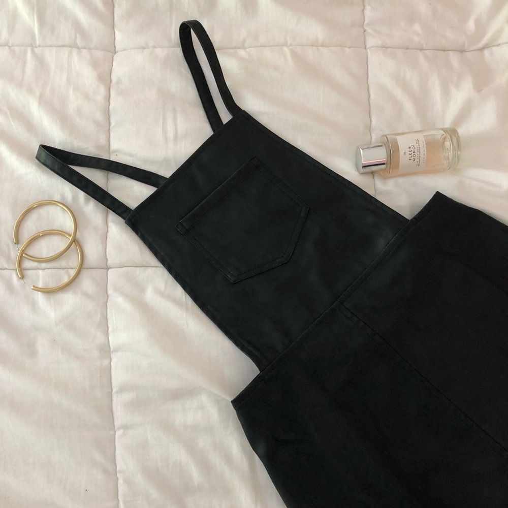 Leather dress